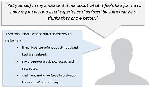 Making Safeguarding Personal from this experience